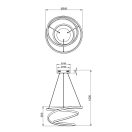 Trio R37051131 Bologna függeszték