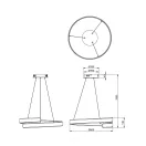 Trio R37071106 Parma függeszték