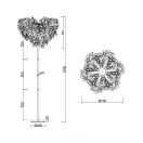 Trio R40463032 Leavy álló lámpa