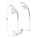 Trio R41553006 Davos álló lámpa