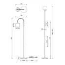 Trio R46331079 Tommy álló lámpa