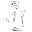 Trio R46335979 Tommy álló lámpa