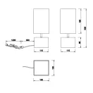 Trio R50171030 Woody asztali lámpa