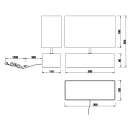 Trio R50181080 Woody asztali lámpa