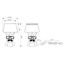 Trio R50231002 Dosy éjjeli lámpa