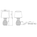 Trio R50421079 Pineapple éjjeli lámpa