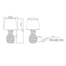 Trio R50431079 Pineapple éjjeli lámpa