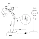 Trio R50781032 Enzo íróasztali lámpa