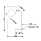 Trio R51041080 Adam íróasztali lámpa