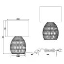 Trio R51131036 Rike asztali lámpa