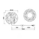 Trio R51581001 Furry éjjeli lámpa