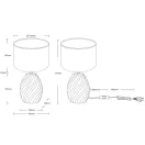 Trio R51771031 Melva éjjeli lámpa