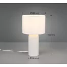 Trio R51811931 Blair 36x20cm, 1xE27 asztali lámpa lámpa