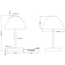 Trio R52021108 Queen éjjeli lámpa