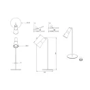 Trio R52121132 Maxi íróasztali lámpa