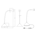 Trio R52391102 Viper íróasztali lámpa