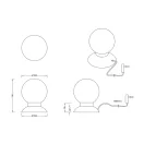 Trio R52551906 Princess éjjeli lámpa