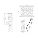 Trio R52801002 Taco 34,5x13cm, 380lm, 3000K, vezetékes kapcsolós hangulat lámpa