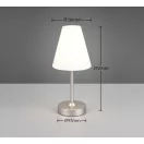 Trio R53621107 Kenny akkumulátoros, fényerőszabályzós, 140m, 3000K asztali lámpa