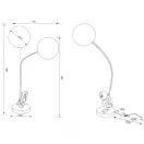 Trio R53801102 Arm fényerőszabályzós, 100lm, 2700K asztali lámpa