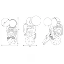 Trio R53811901 Strong fényerőszabályzós, 100lm, 2700K asztali lámpa