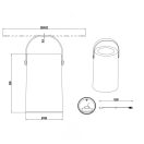 Trio R54066101 Garcia kültéri asztali lámpa