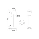 Trio R54086131 Martinez kültéri asztali lámpa