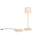 Trio R54096166 Fernandez 38x10,5cm, 130lm, 2700,4000,6000K, akkumulátoros, érintőkapcsolós, fényerőszabályzós, IP54 asztali lámpa