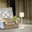 Trio R54096166 Fernandez 38x10,5cm, 130lm, 2700,4000,6000K, akkumulátoros, érintőkapcsolós, fényerőszabályzós, IP54 asztali lámpa