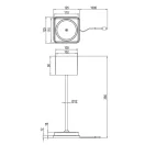 Trio R54096177 Fernandez kültéri asztali lámpa