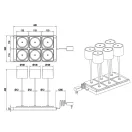 Trio R54096632 Fernandez kültéri asztali lámpa szett