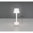 Trio R54991131 Vidal kültéri akkumulátoros, fényerőszabályzós asztali lámpa