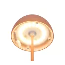 Trio R55601140 Ortiz 20x9cm, 150lm, 3000K, akkumulátoros, érintőkapcsolós, fényerőszabályzós, IP44 asztali lámpa