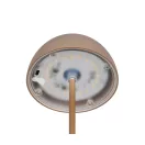 Trio R55601165 Ortiz 20x9cm, 150lm, 3000K, akkumulátoros, érintőkapcsolós, fényerőszabályzós, IP44 asztali lámpa