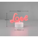 Trio R55931101 Amor 19,5x14cm, 1W LED, dekorációs lámpa