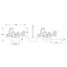 Trio R55931101 Amor 19,5x14cm, 1W LED, dekorációs lámpa