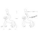 Trio R56561002 Bobo 1xE27 asztali lámpa