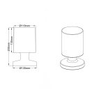 Trio R57071101 Lora kültéri asztali lámpa