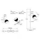 Trio R57791102 Maxima íróasztali lámpa