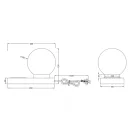 Trio R59080132 Chloe asztali lámpa