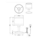 Trio R59551041 Davos asztali lámpa