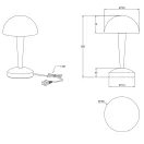 Trio R59561120 Canaria asztali lámpa