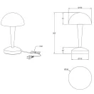 Trio R59561180 Canaria éjjeli lámpa