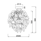 Trio R60461015 Leavy mennyezeti lámpa