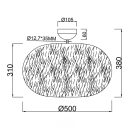 Trio R61582001 Furry mennyezeti lámpa