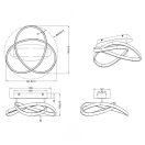 Trio R62051107 Course mennyezeti lámpa