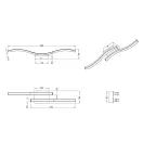 Trio R62472107 Route mennyezeti lámpa