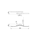 Trio R62472132 Route mennyezeti lámpa