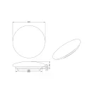 Trio R62601301 Putz mennyezeti lámpa