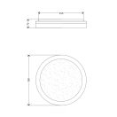 Trio R63581131 Solit távirányítós, színváltós, fényerőszabályzós, 1800lm, 2700-6500K mennyezeti lámpa